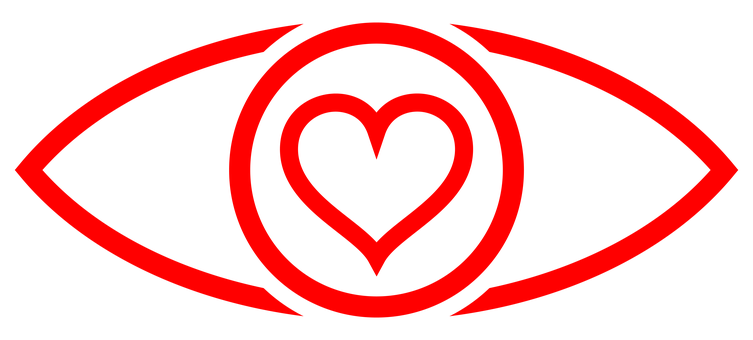 Heart In Eye Graphic PNG