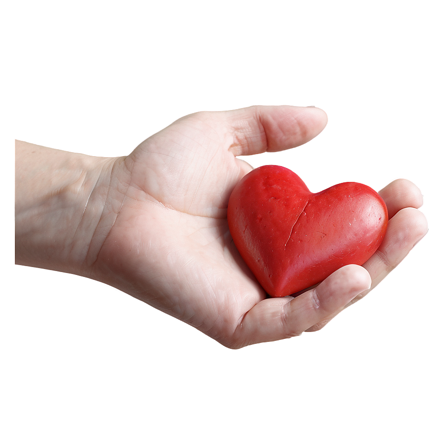 Heart In Hand Symbol Png D PNG