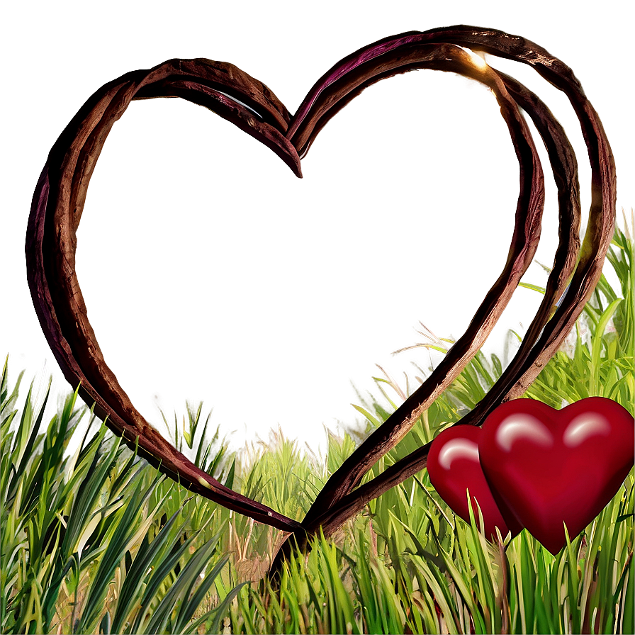 Heart In Nature Scene Png D PNG