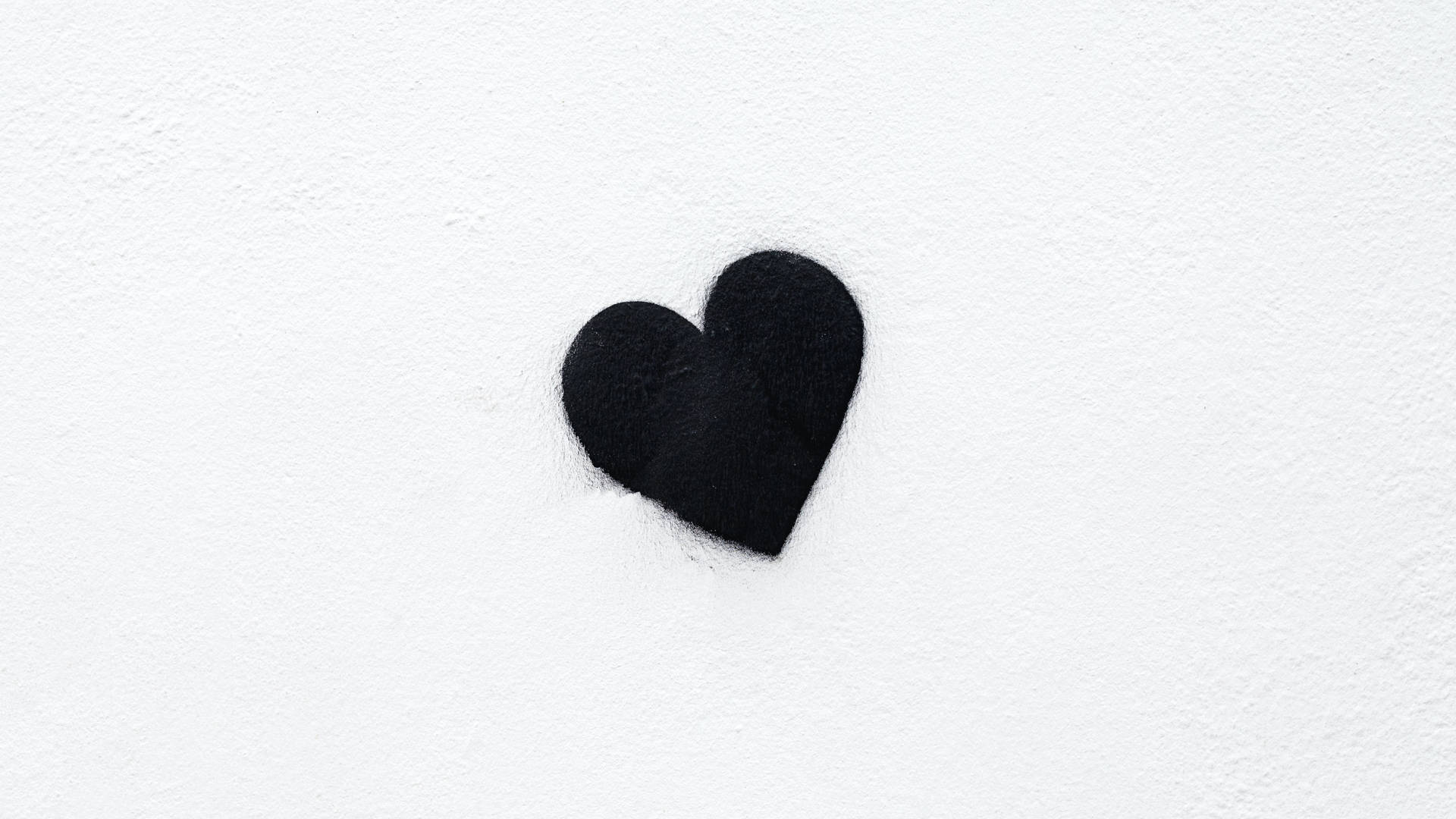 Heart Inked Love Black And White Wallpaper