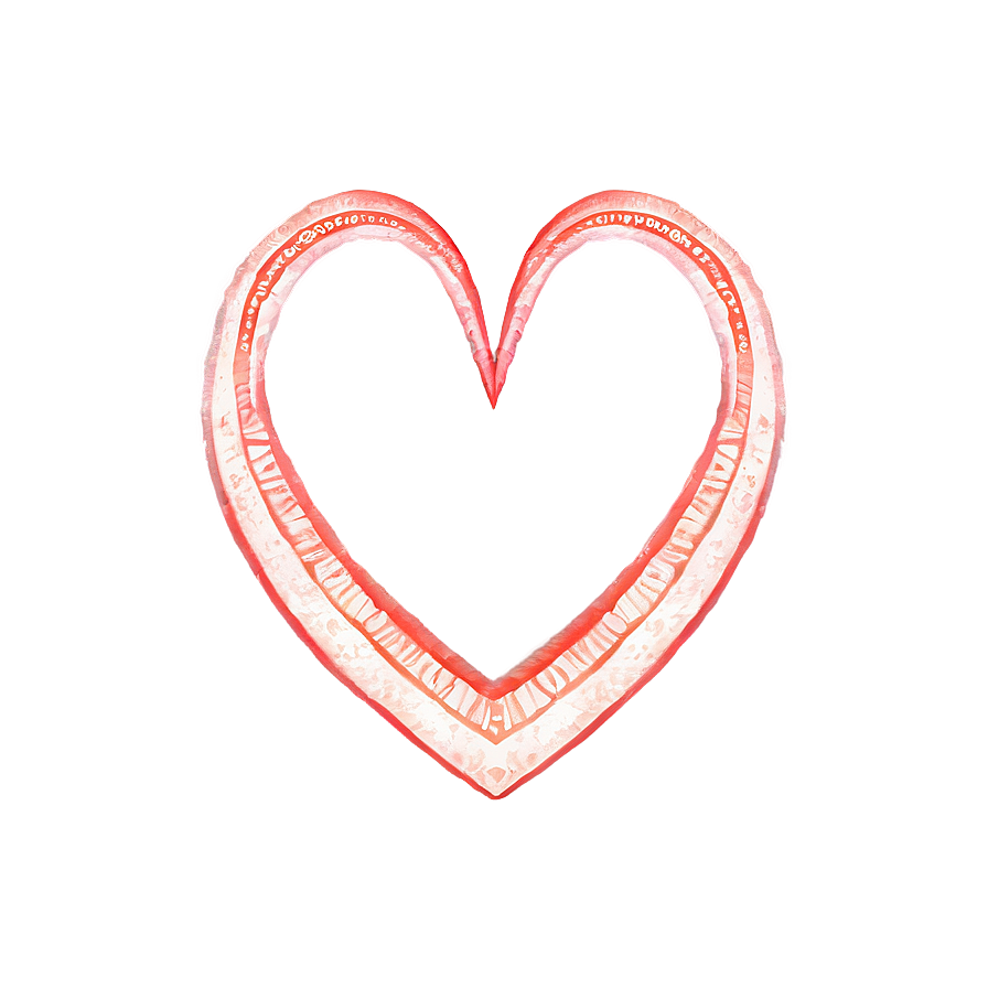 Heart Line Frame Png Xxy84 PNG