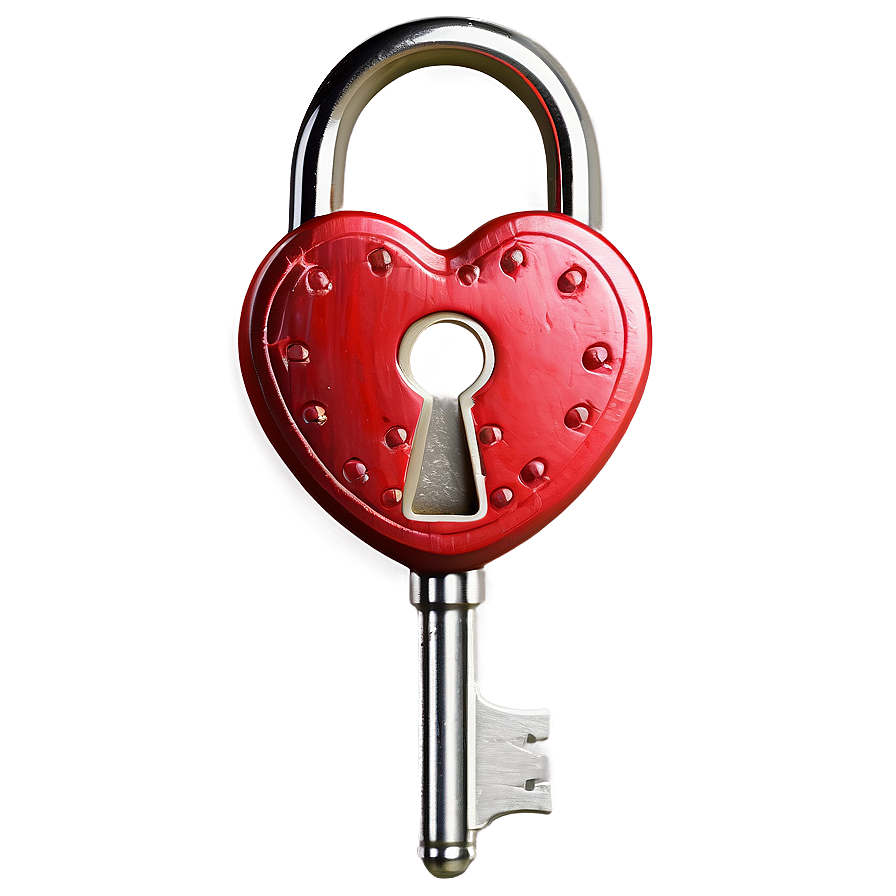 Download Heart Lock And Key Png A | Wallpapers.com