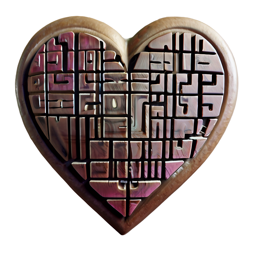 Heart Maze Puzzle Png A PNG