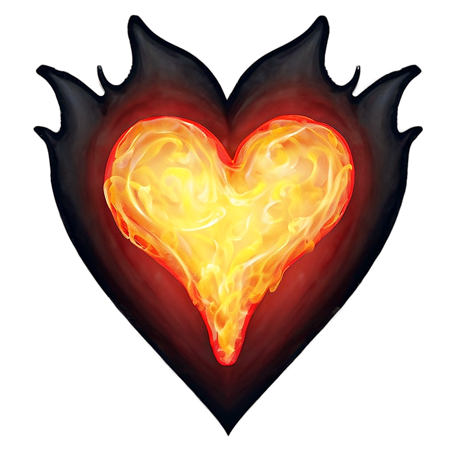 Heart On Fire Emoji Png Xyt91 PNG