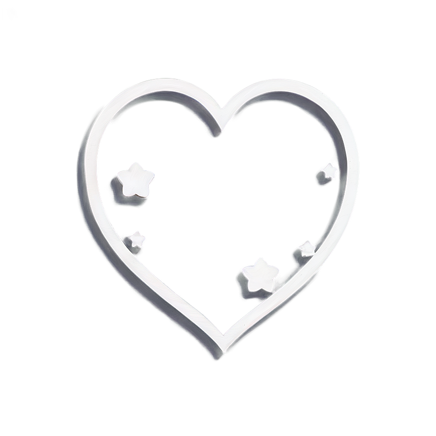 Download Heart Outline Png 80 | Wallpapers.com