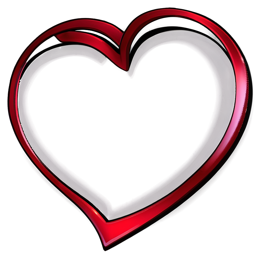 Heart Outline Sketch Png A PNG