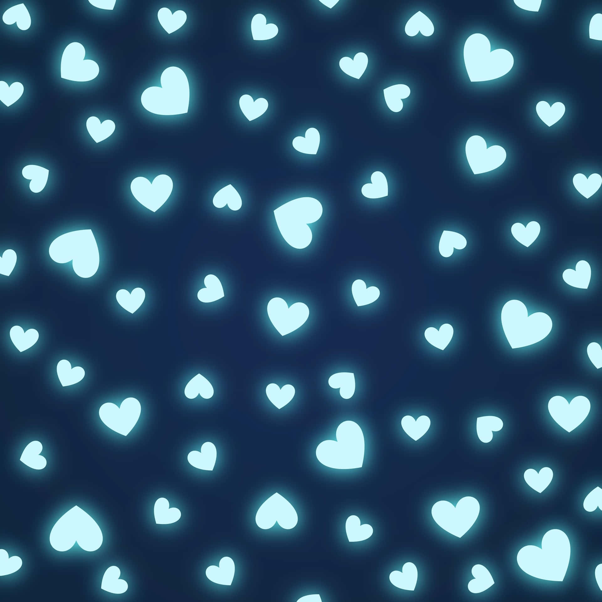 Colorful Heart Pattern Wallpaper