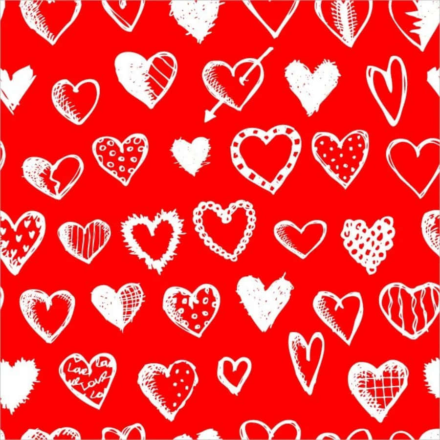 Heart Pattern 900 X 900 Wallpaper Wallpaper