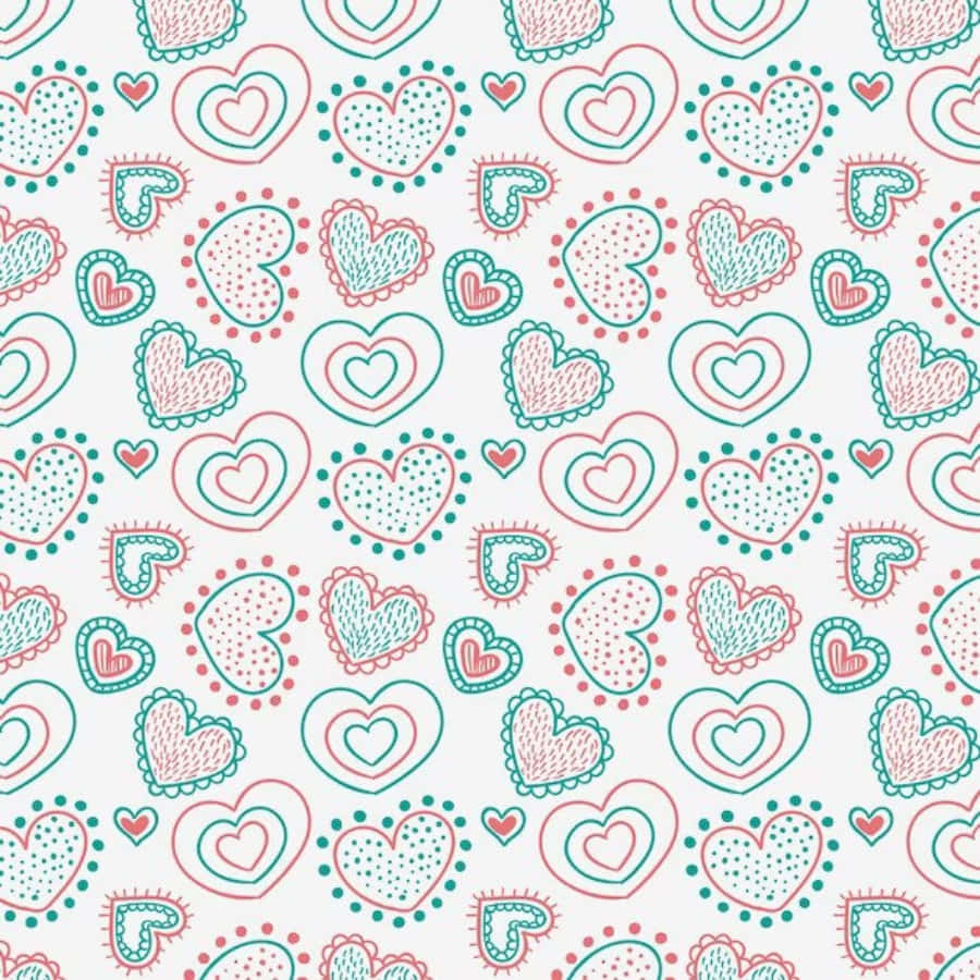 Heart Pattern Wallpaper Wallpaper