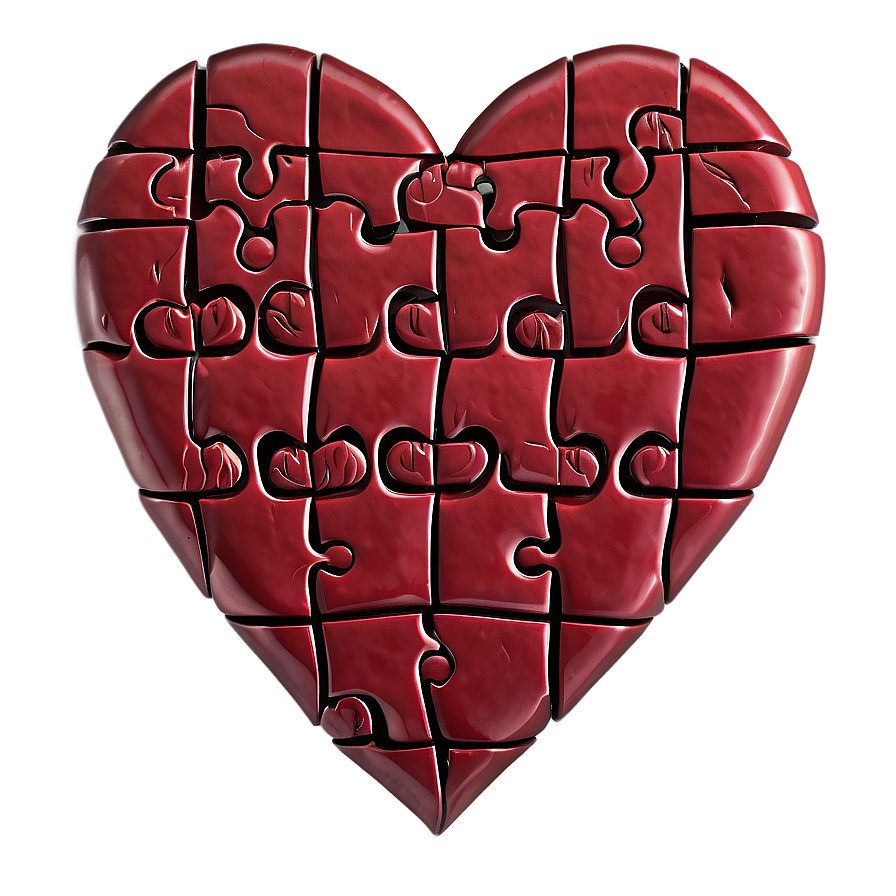 Heart Puzzle Piece Png A PNG