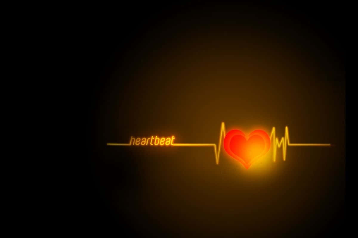 Stay focused and in control with your Heart Rate Wallpaper