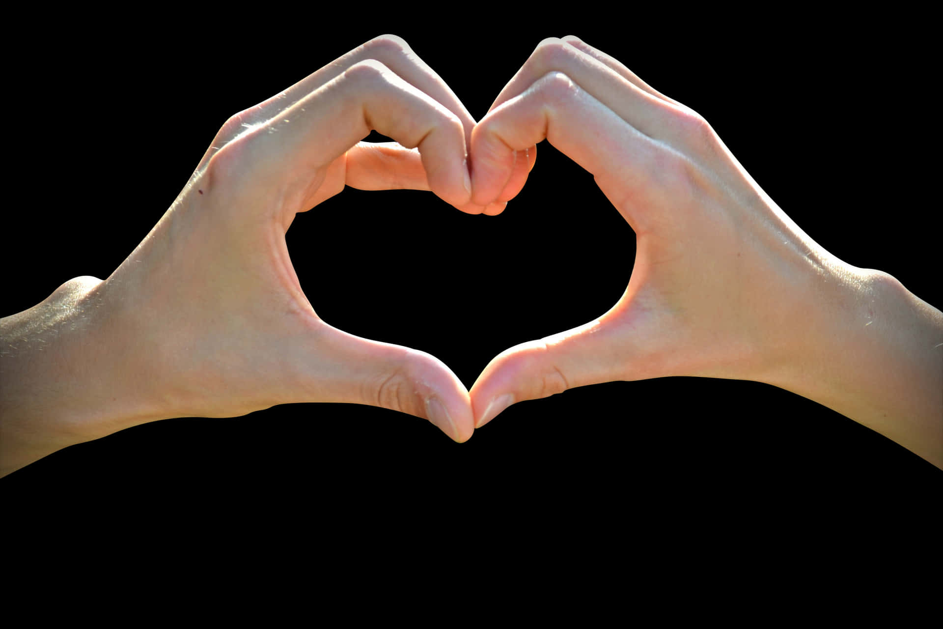 Heart Shape Hand Gesture Love Symbol PNG