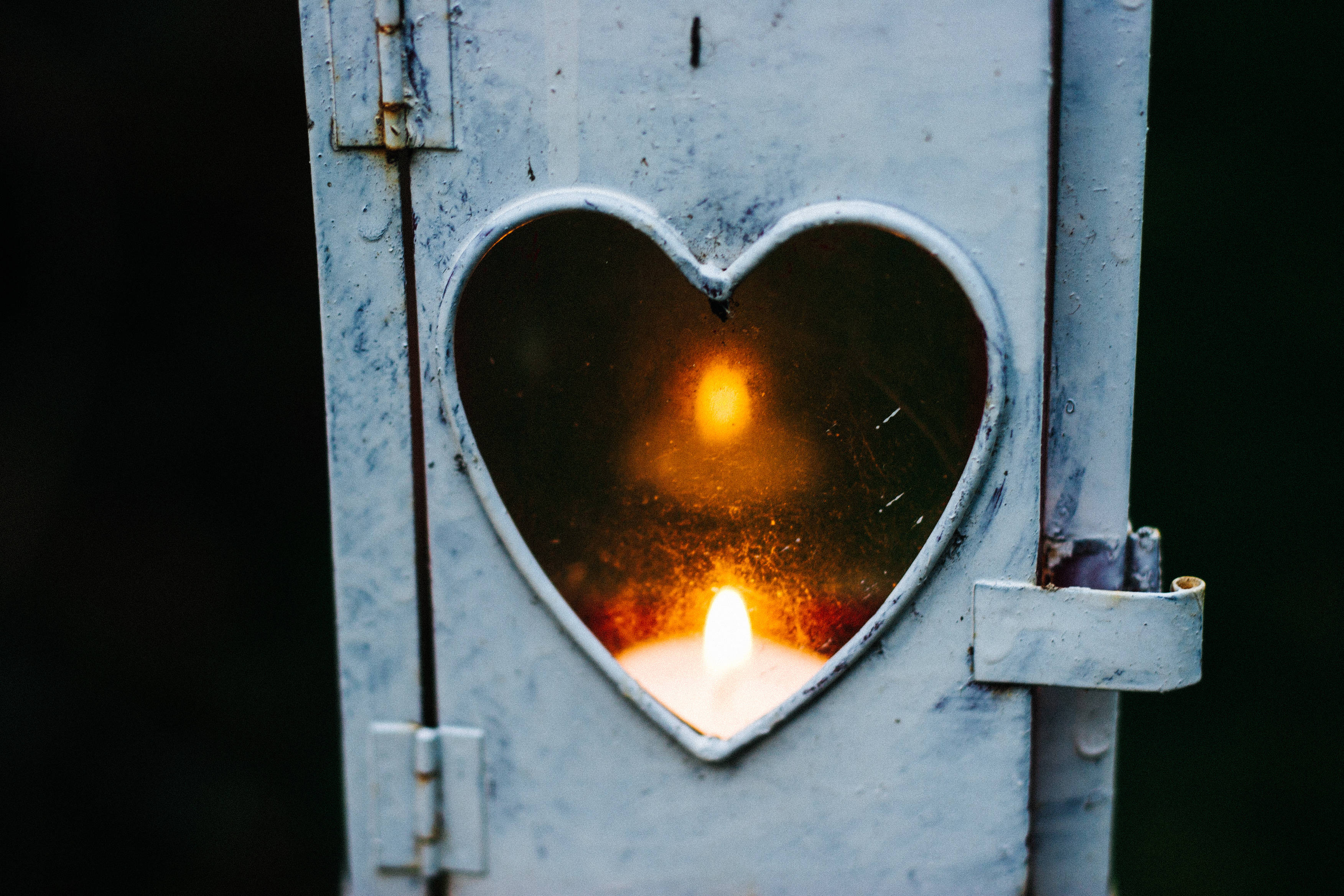 Heart Shaped Candle Holder PNG