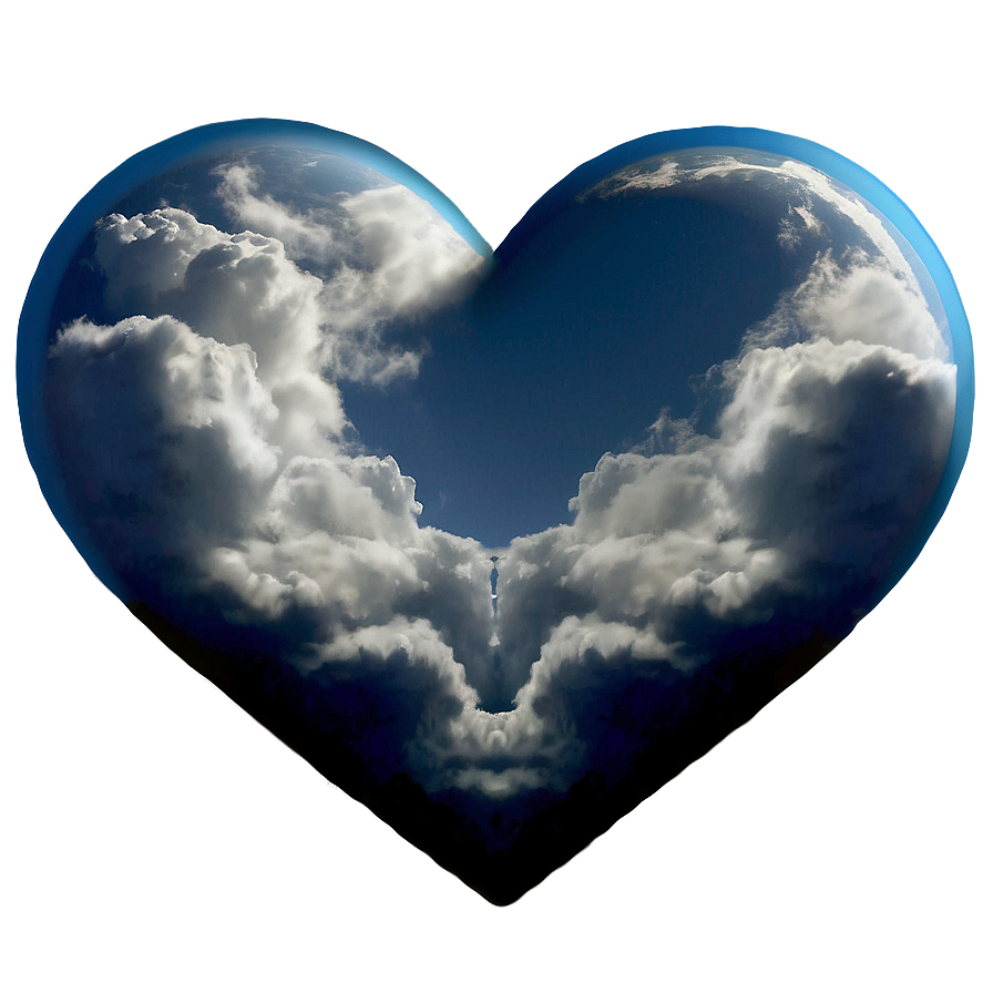Heart-shaped Cloud Png 04302024 PNG