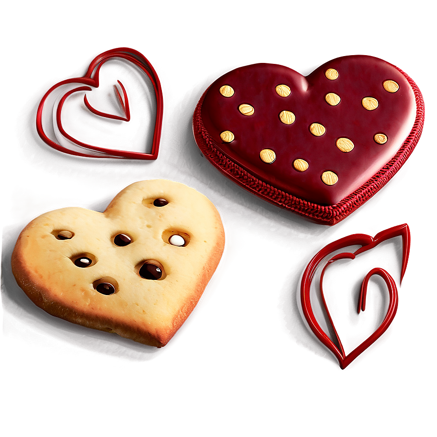 Heart Shaped Cookies Png A PNG