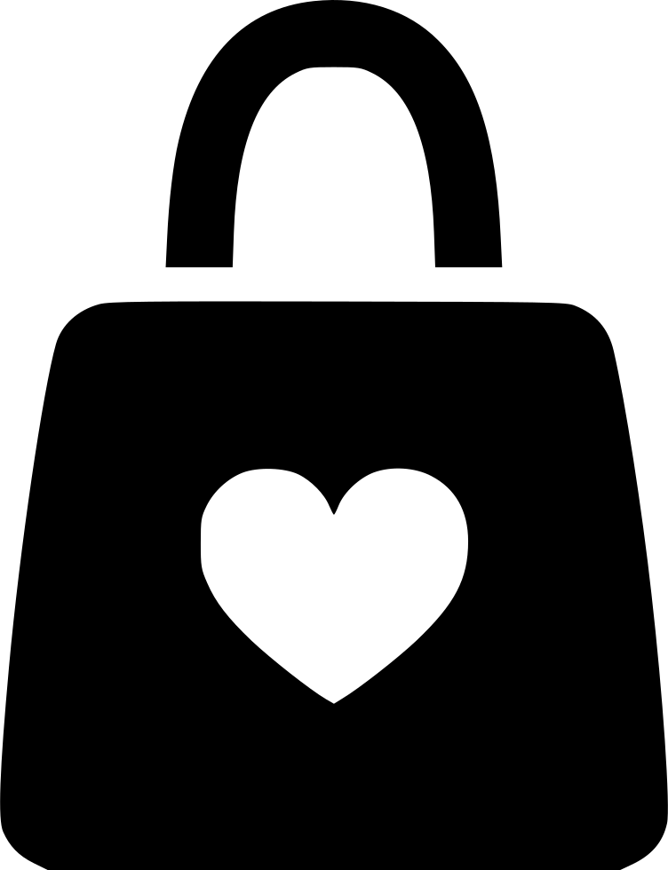 Heart Shaped Cutout Lock Icon PNG