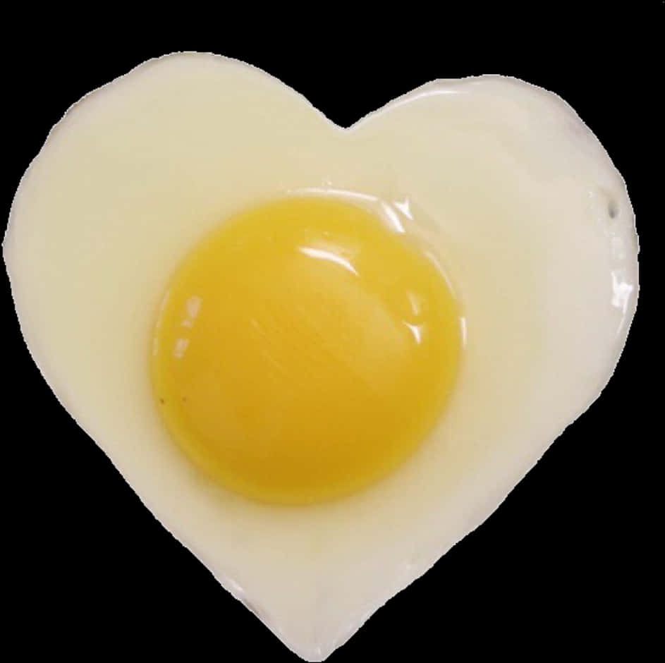 Heart Shaped Fried Egg PNG