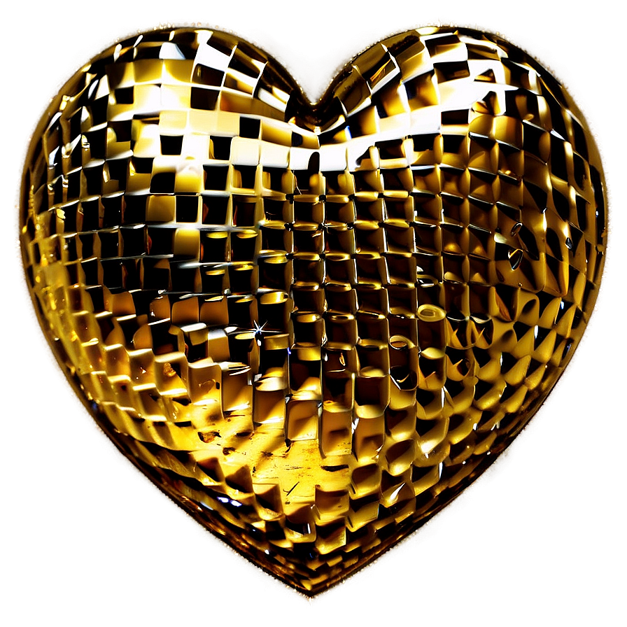 Heart Shaped Glitter Png Bot6 PNG