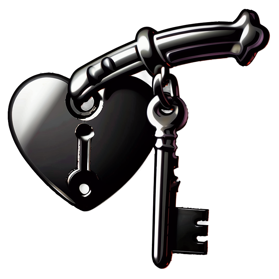 Download Heart Shaped Keys Png 24 | Wallpapers.com