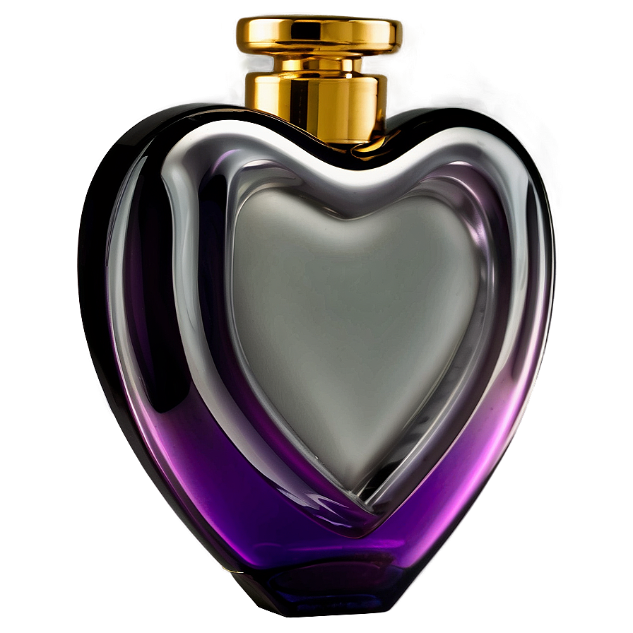 Heart Shaped Perfume Bottle Png 06212024 PNG