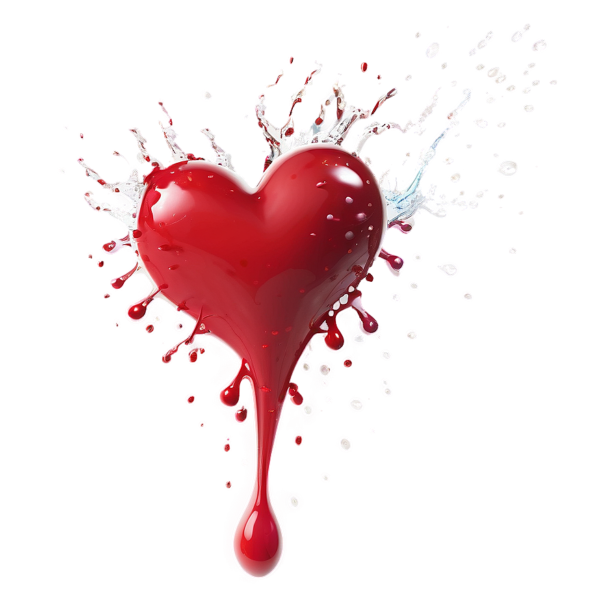 Heart Splash Transparent Png 97 PNG