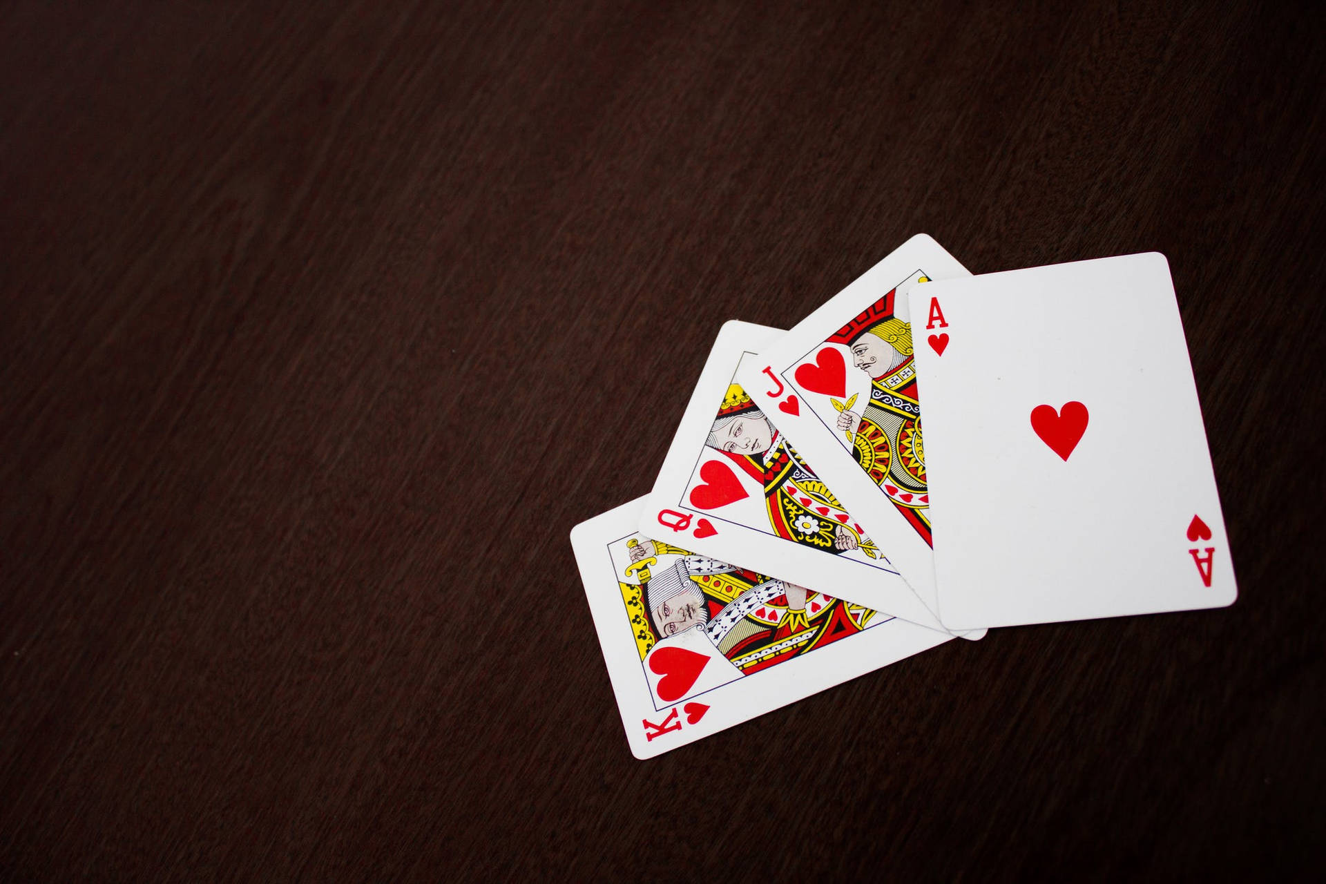 Heart Suit Playing Cards For Euchre Wallpaper
