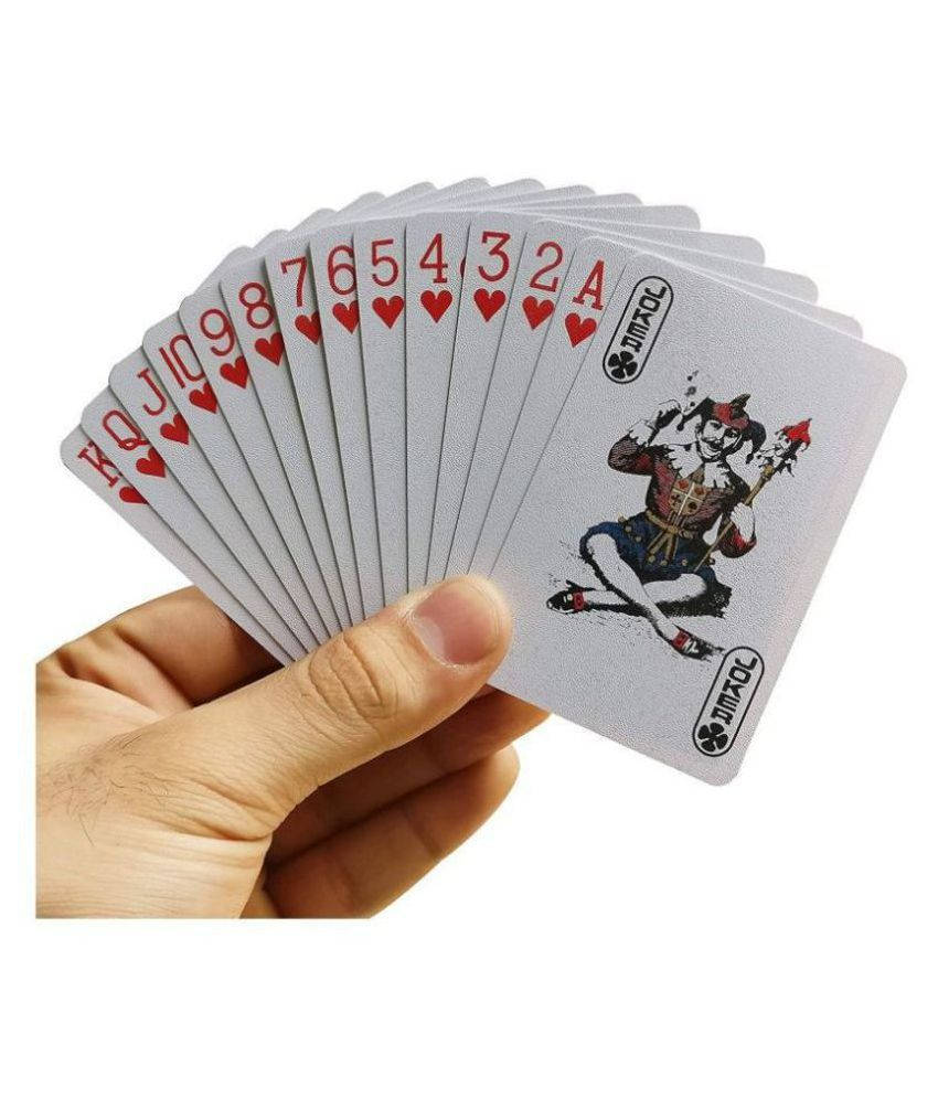 Heart Suit Rummy Playing Cards Wallpaper