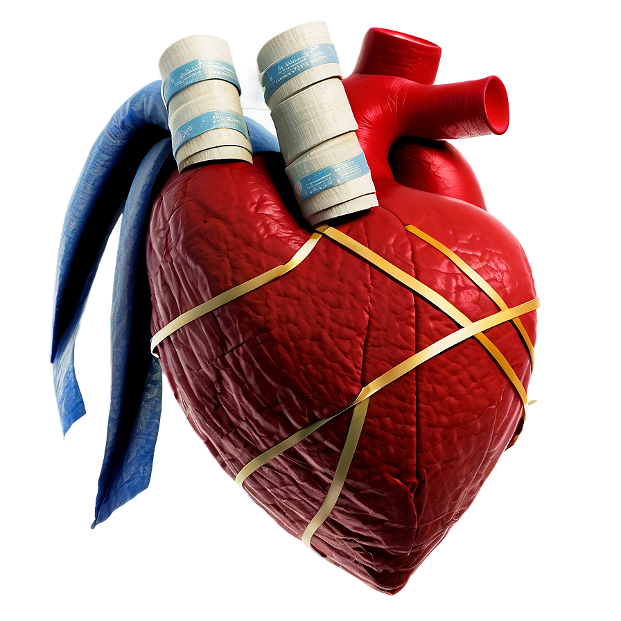 Heart With Bandage Png A PNG