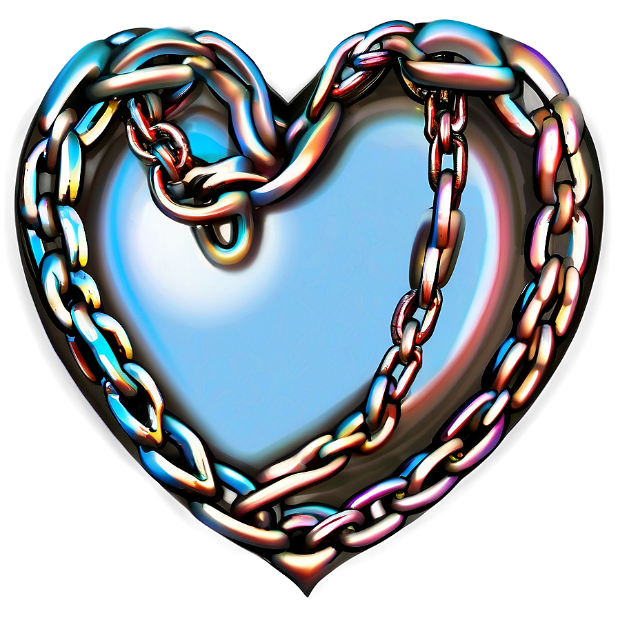 Heart With Chains Png 06202024 PNG