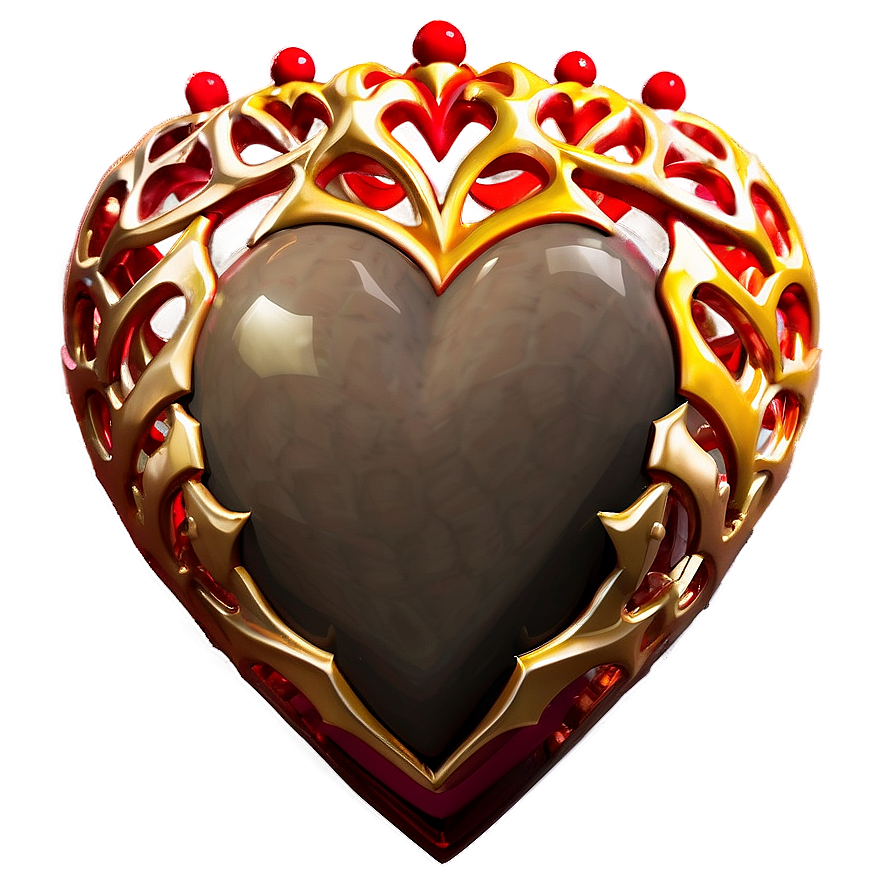 Heart With Crown Png C PNG