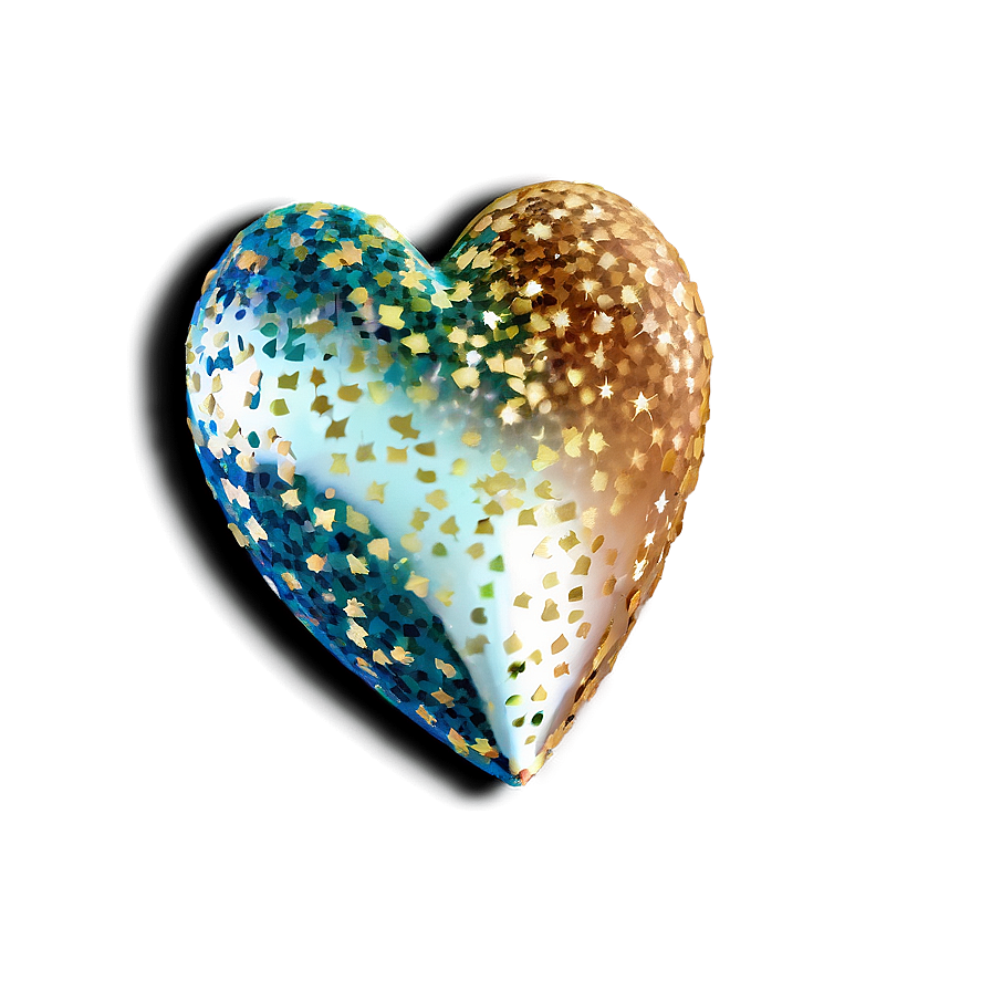 Heart With Glitter Png Kyl25 PNG