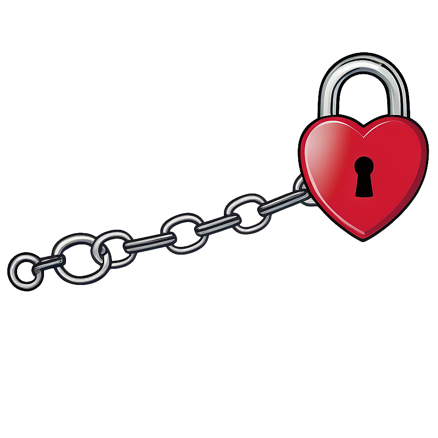 Heart With Lock Tattoo Png 77 PNG