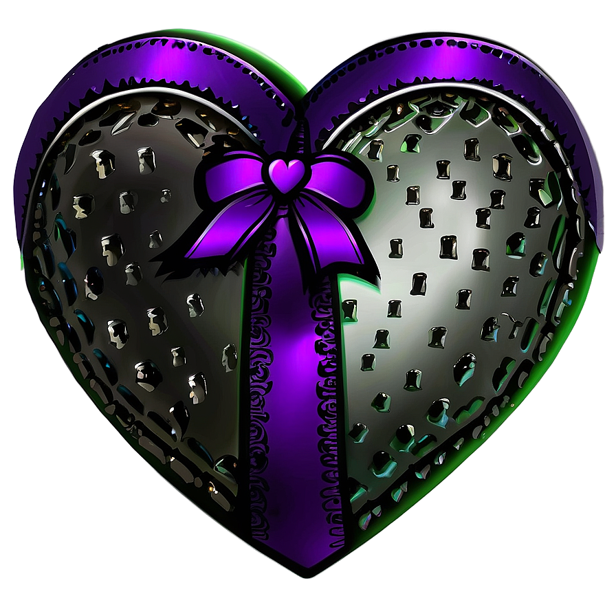 Heart With Ribbon Artwork Png Occ80 PNG