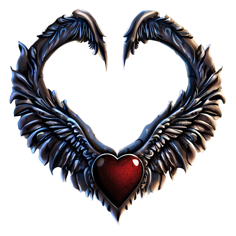 Heart With Wings Png A PNG