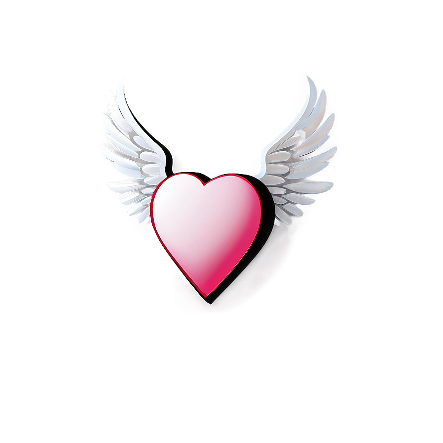 Heart With Wings Png B PNG