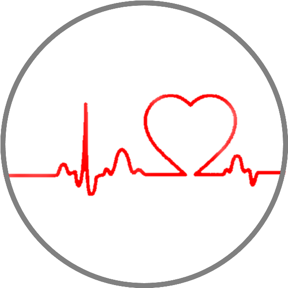 Heartbeat Love Icon PNG