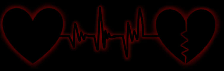 Heartbeat Loveand Breakup PNG