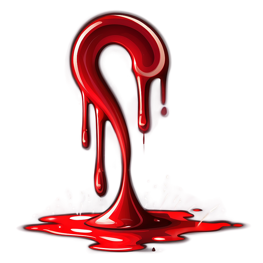 Heartbeat's Trail: Blood Spray Vector Png 13 PNG
