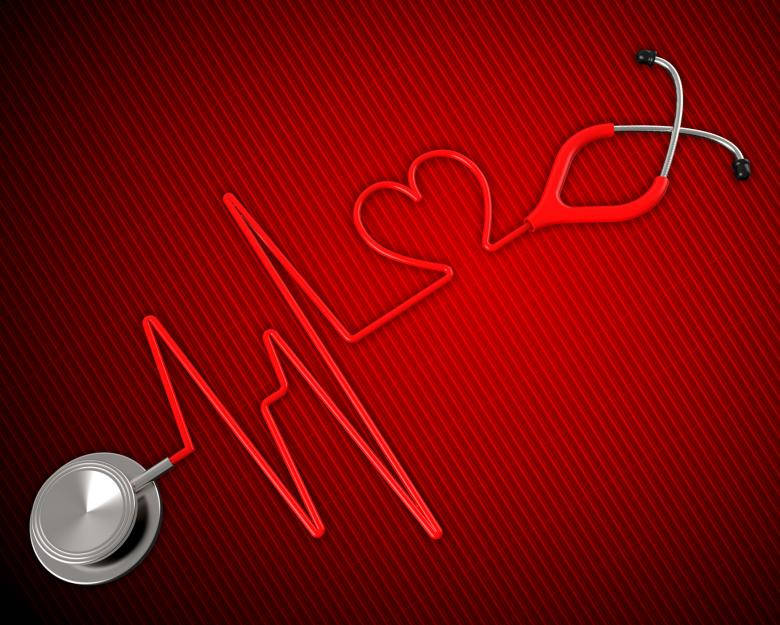 Heartbeat Stethoscope Pattern Wallpaper