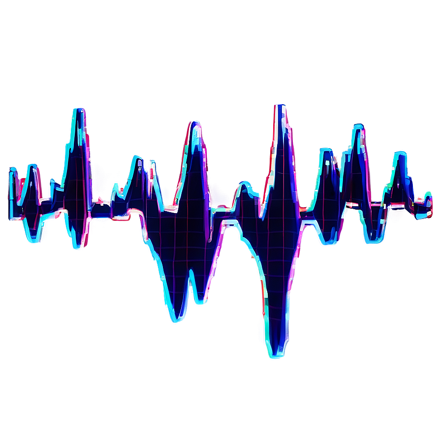 Heartbeat With Glitch Effect Png 4 PNG