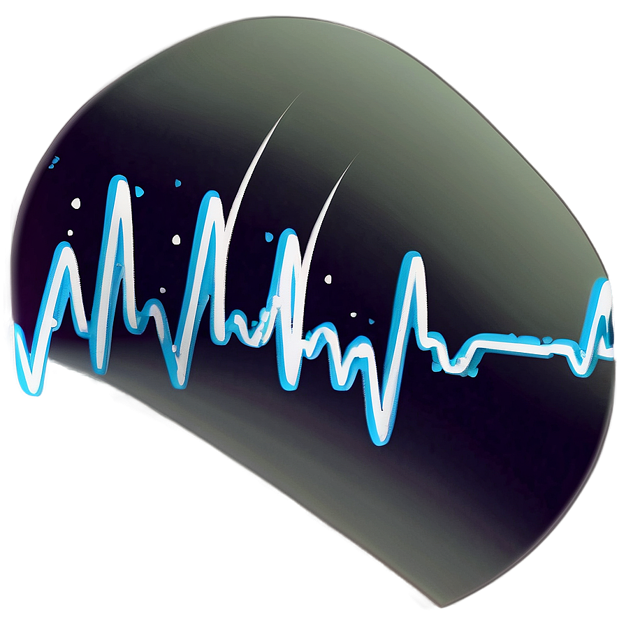 Heartbeat With Heart Shape Png 15 PNG