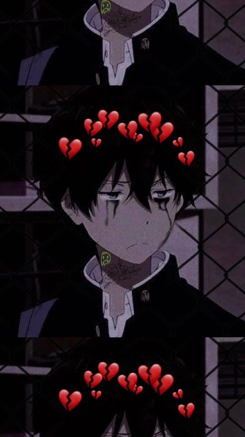 Eldesamor Y El Corazón Roto Son Temas Comunes En El Anime. Fondo de pantalla