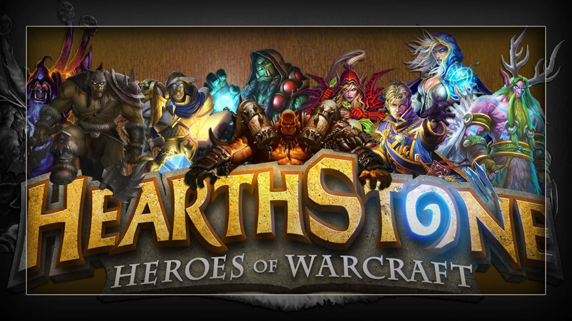 Helte fra Warcraft Hearthstone Desktop Tapet: Wallpaper