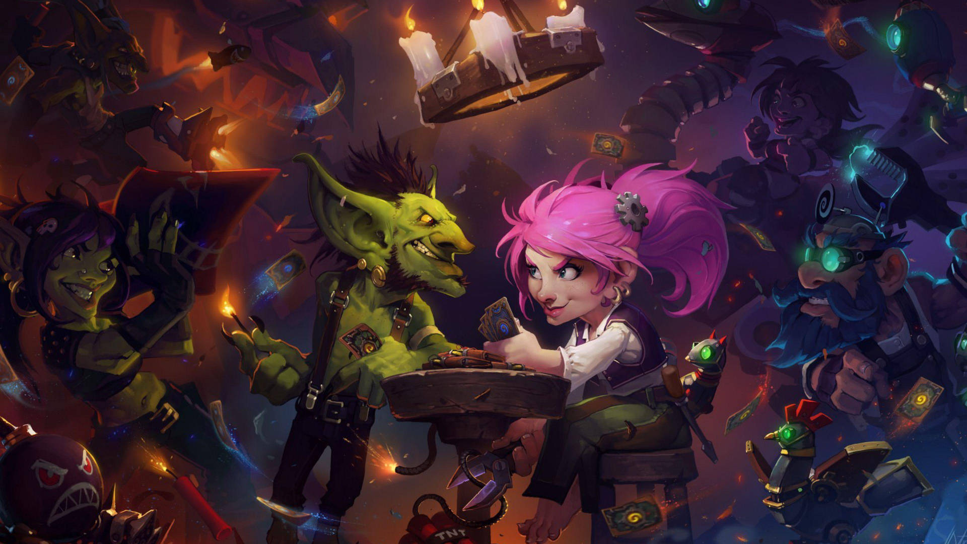 Hearthstone Goblins And Engineers Wallpaper
