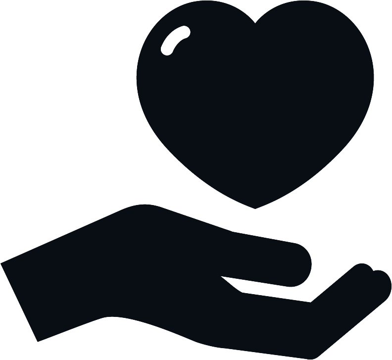 Heartin Hand Icon PNG