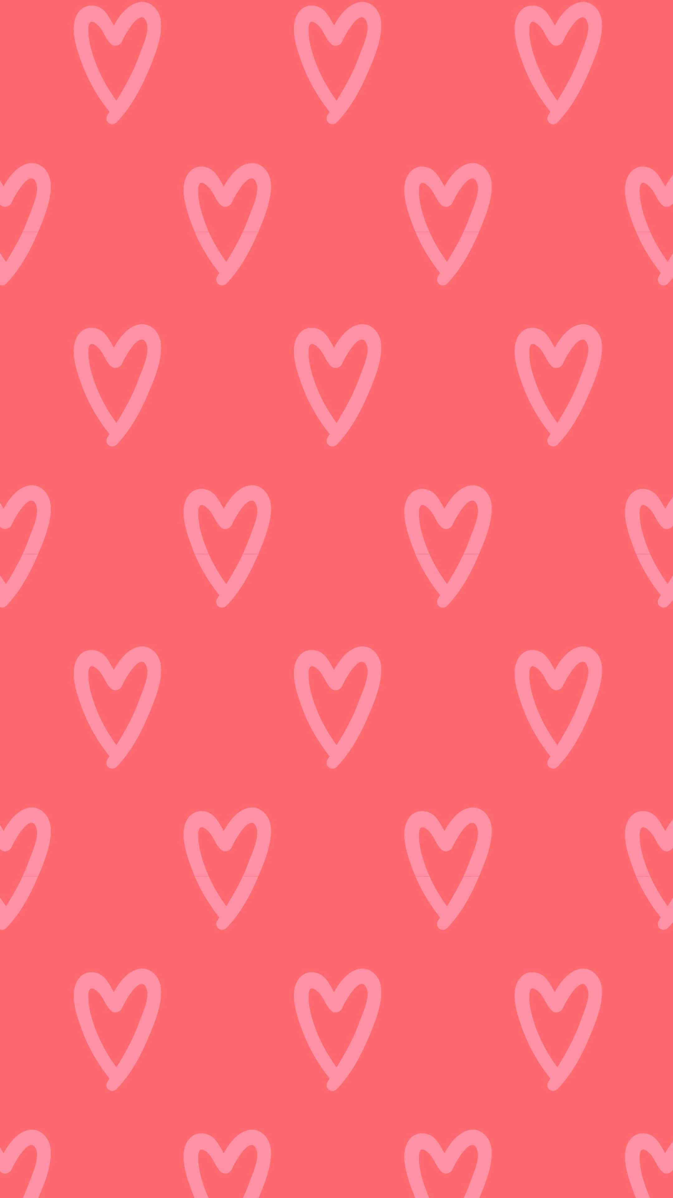 Hearts 2160 X 3840 Background