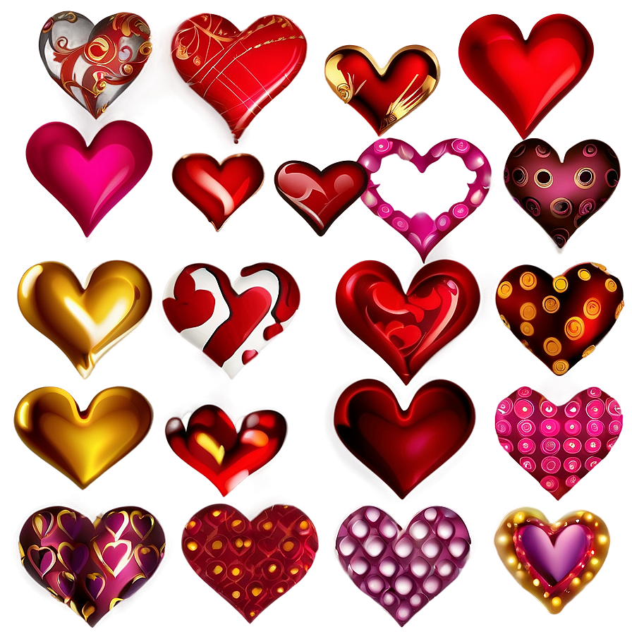 Hearts Background Png 05032024 PNG