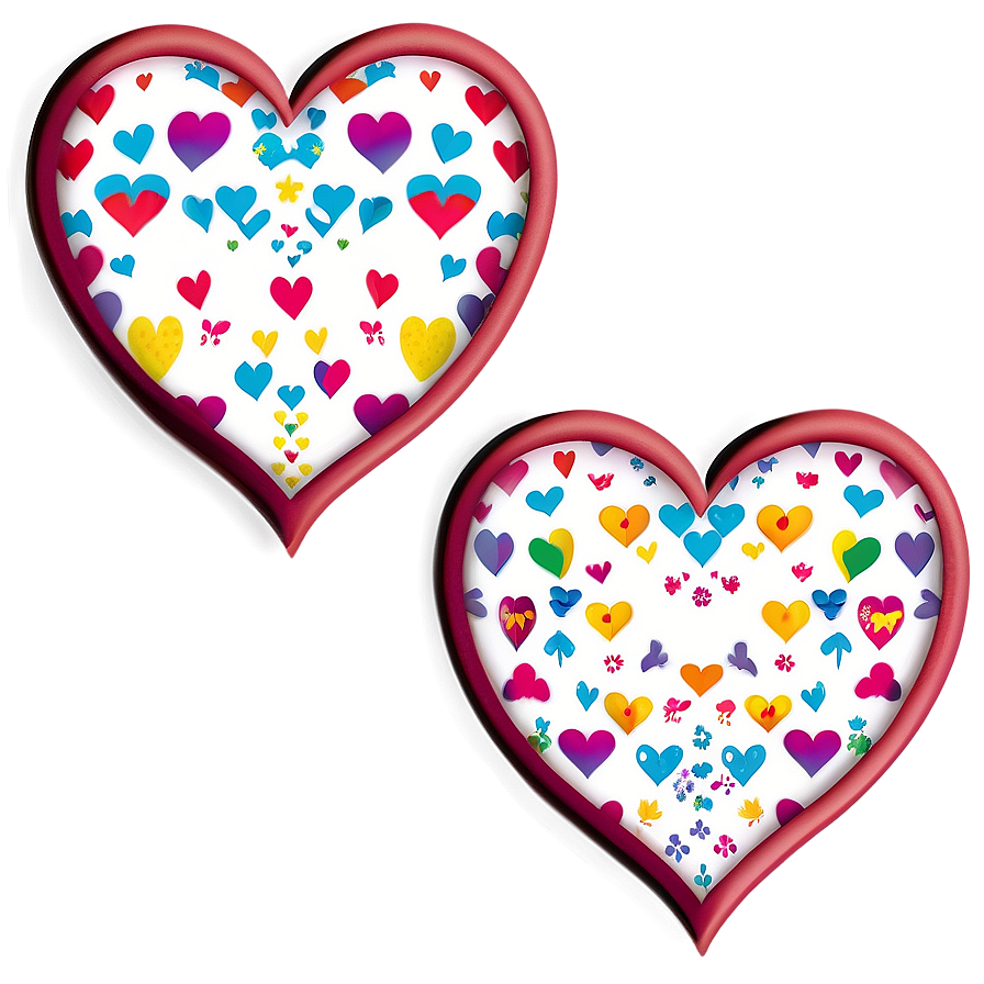 Hearts Pattern Png 11 PNG