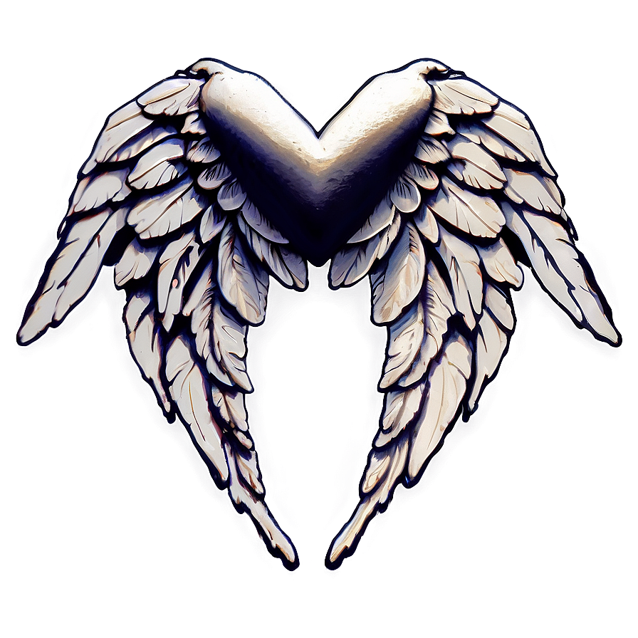 Hearts With Wings Png 05032024 PNG