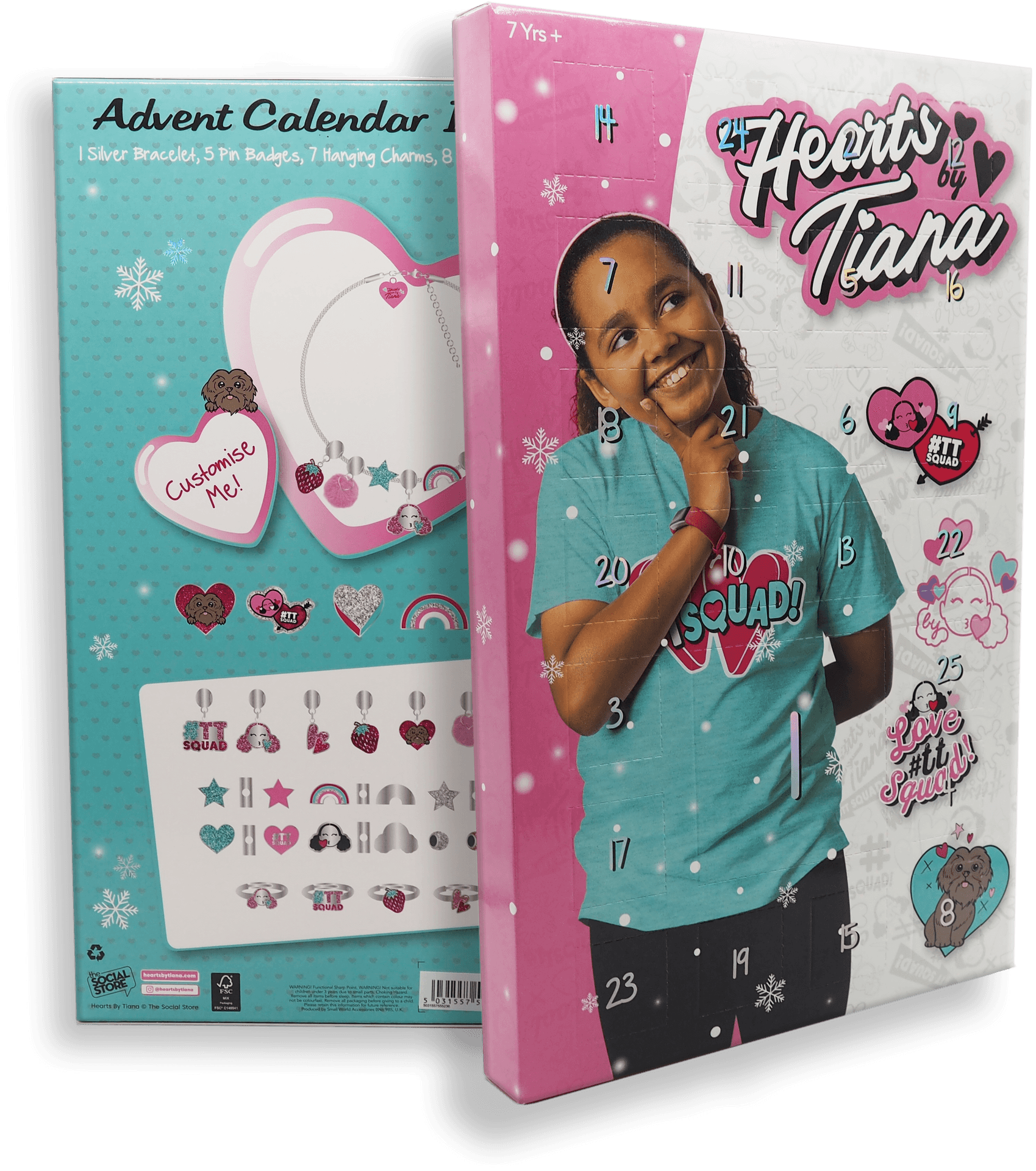 Heartsby Tiana Advent Calendar Packaging PNG